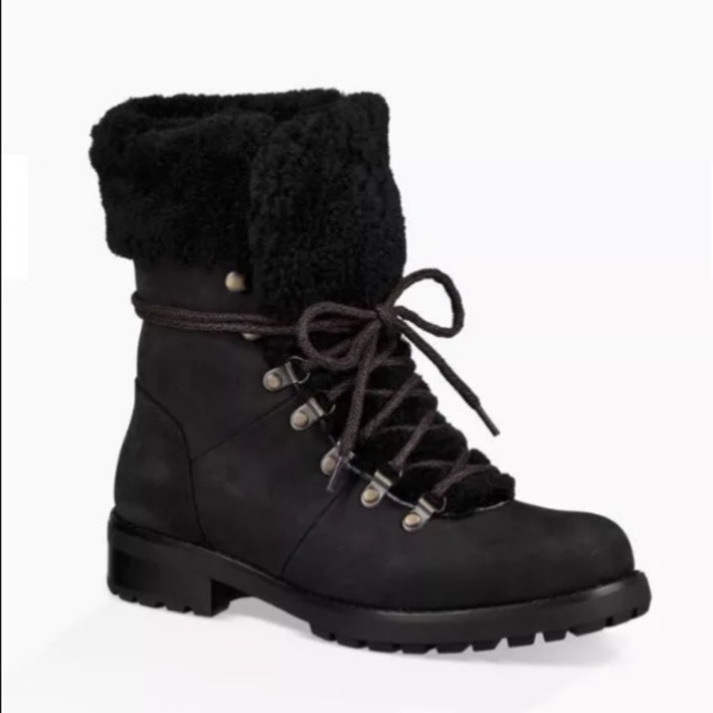 UGG Womens Fraser BLK Size 6 BRAND NEW Waterproof